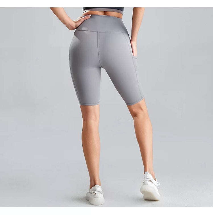 ‘Move’ Biker Tights- Gray