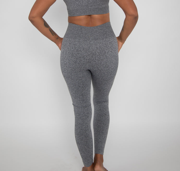 ‘Tighten' High Waist Leggings- Pepper