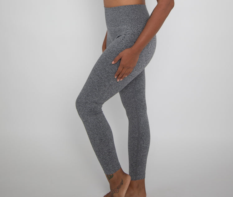 ‘Tighten' High Waist Leggings- Pepper
