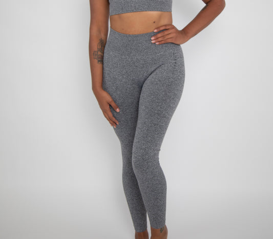 ‘Tighten' High Waist Leggings- Pepper